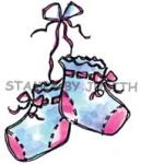 I-148-HK Baby Booties